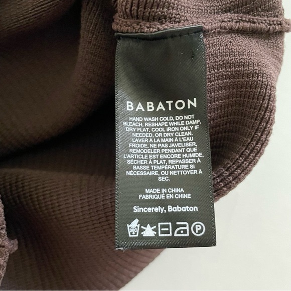 Aritzia Babaton Sculpt Knit Squareneck Ribbed Long Tank in Rich Mocha Brown - Picture 7 of 10